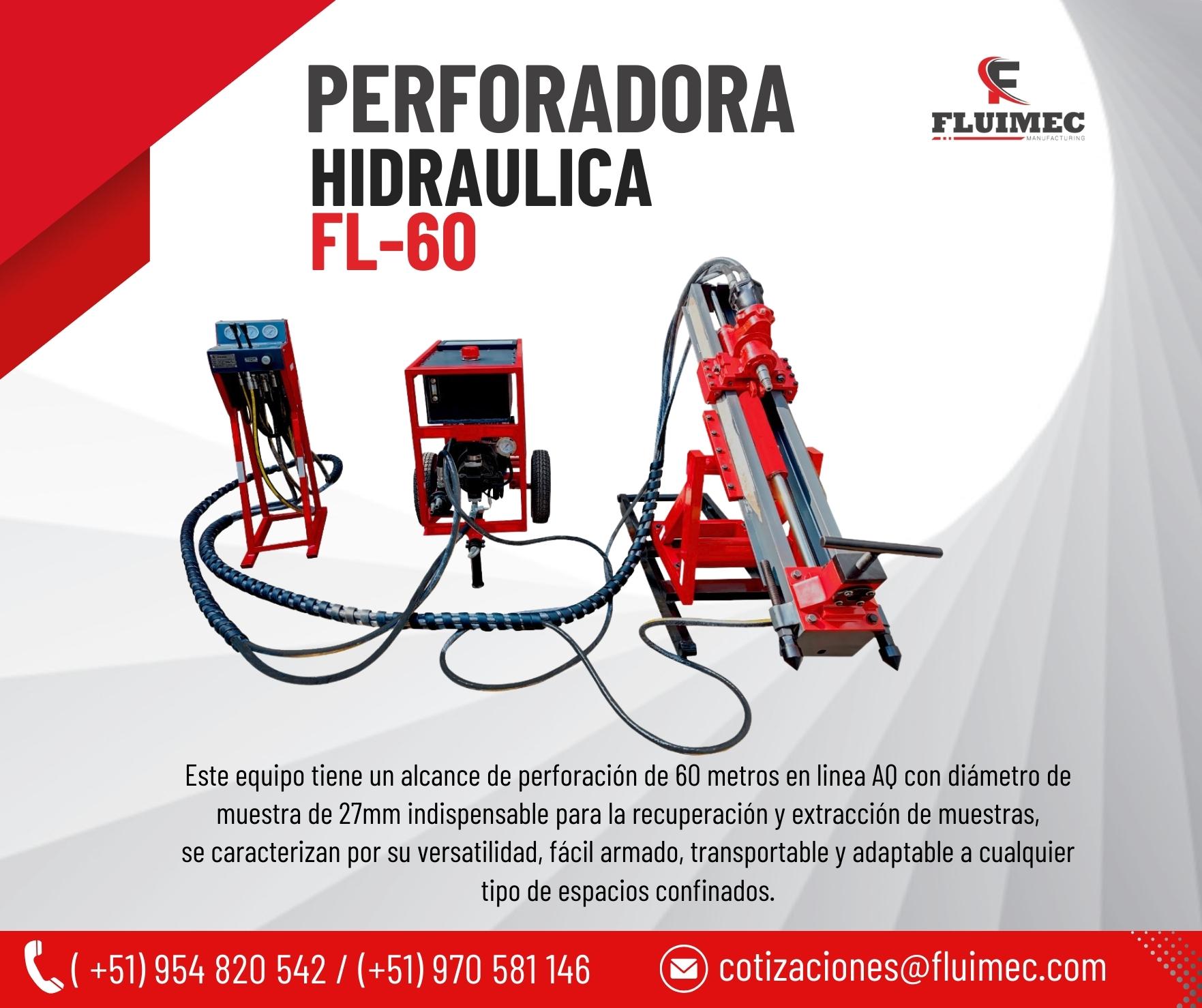 MAQUINA HIDRAULICA FL - 60 VERSATILIDAD Y FACIL ARMADO 